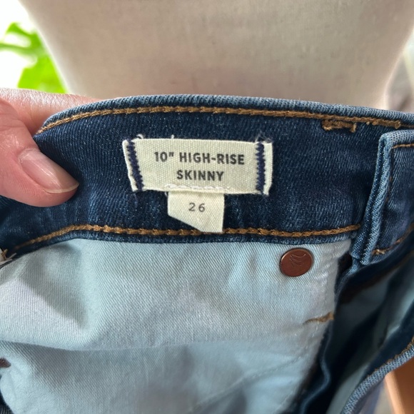 Madewell Tencel Edition Skinny Jeans High-Waisted Danny Wash size 26 - Picture 4 of 5